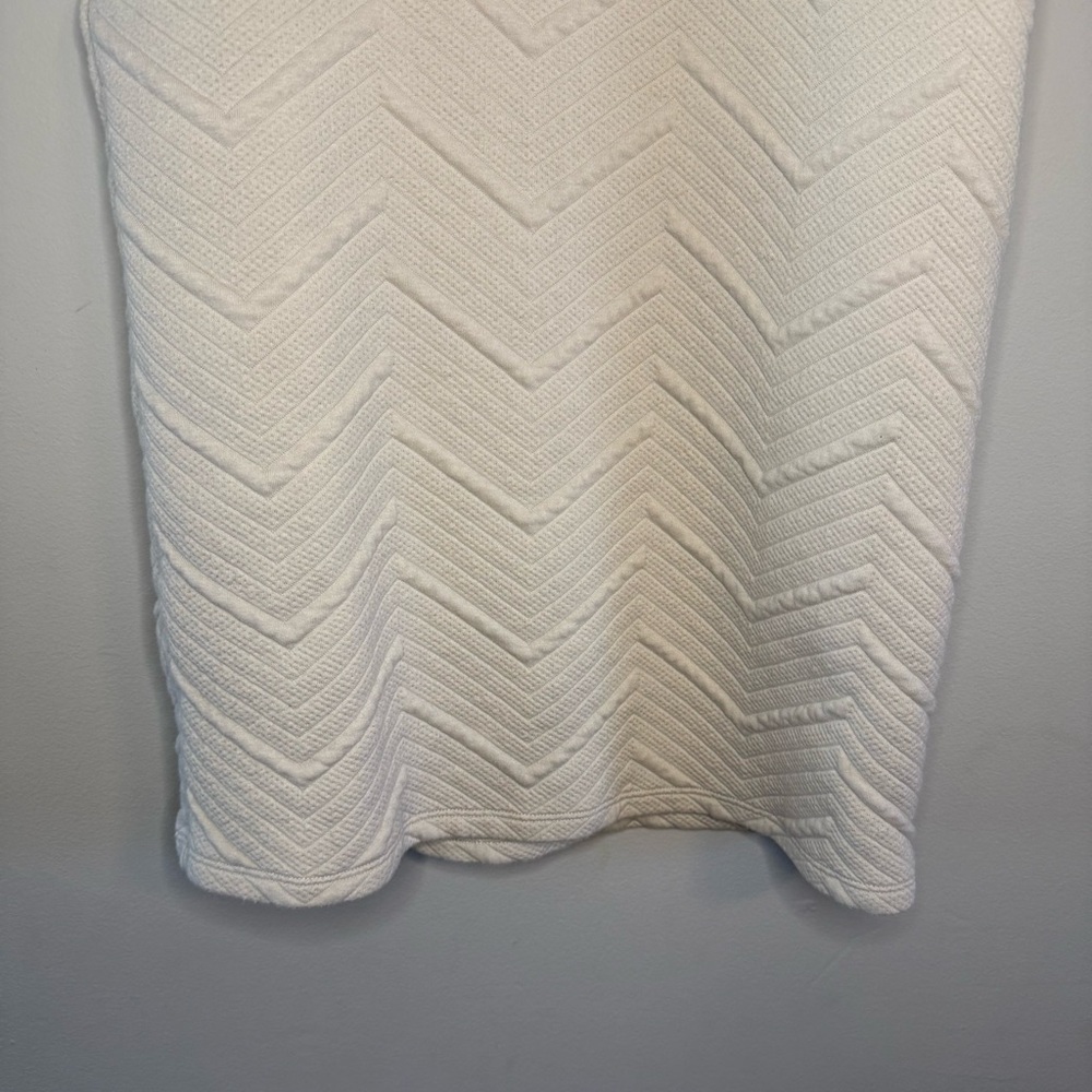 Zara Cream Textured Jacquard Mini Dress - Picture 3 of 7